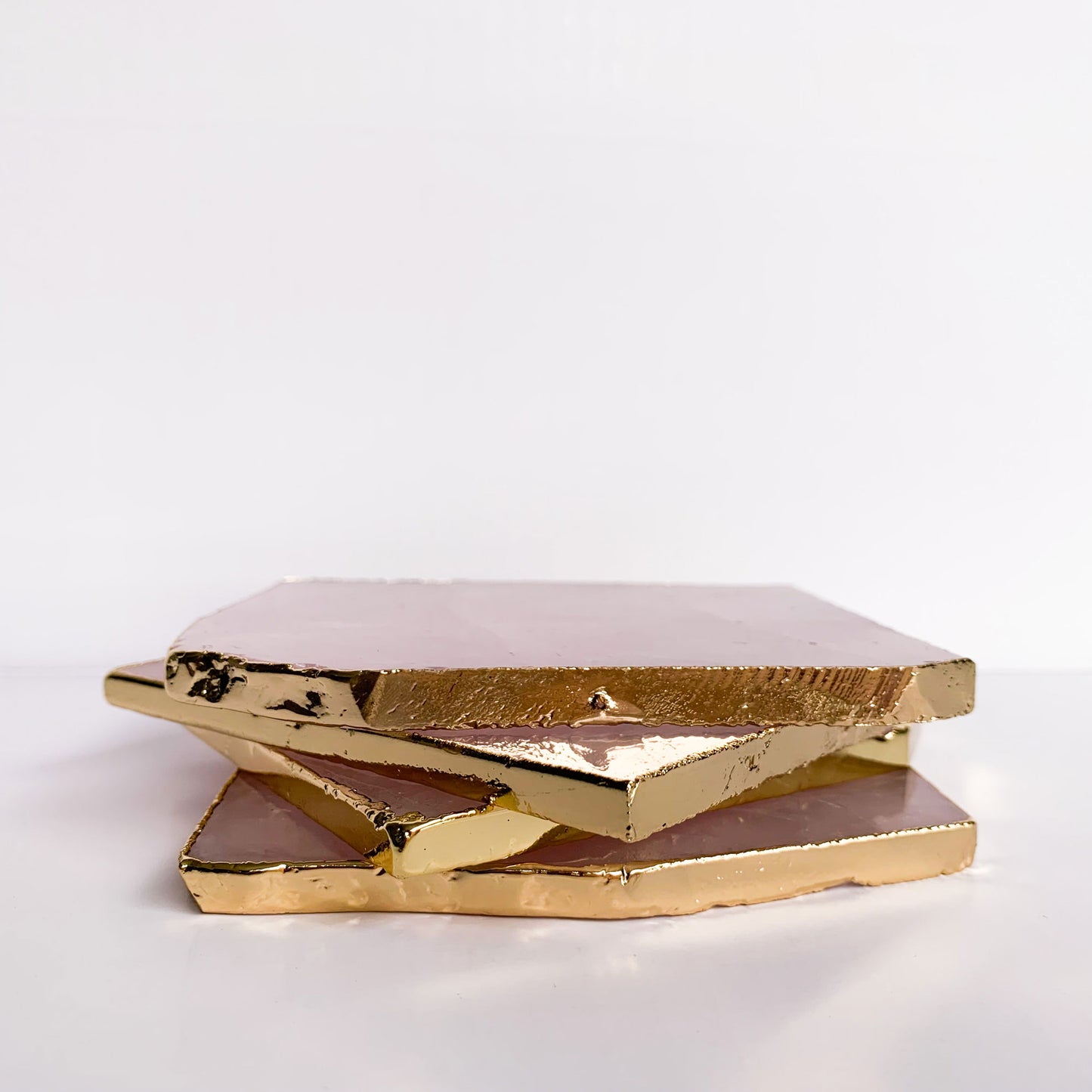 Rose Quartz Coaster | Set of Two | 50% OFF