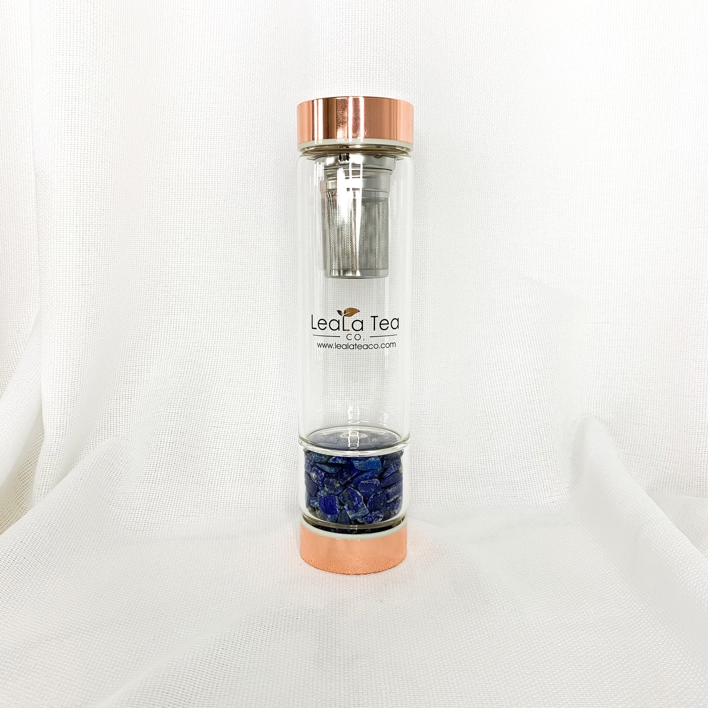 Crystal Tea Infuser Bottle [Lapis Lazuli]