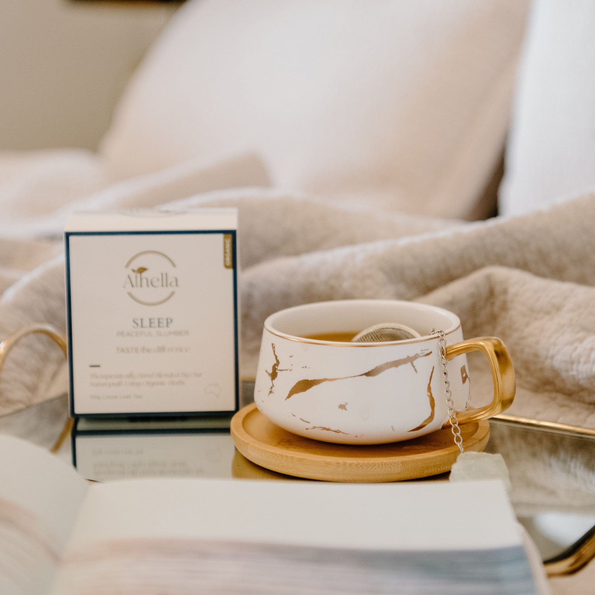 Organic Sleep Well Tea | Bedtime Tea for Calm Sleep | Athella – Athella Tea